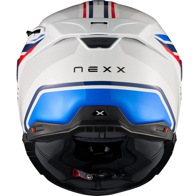 Nexx X.TR Quanta integraal motorhelm wit-blauw
