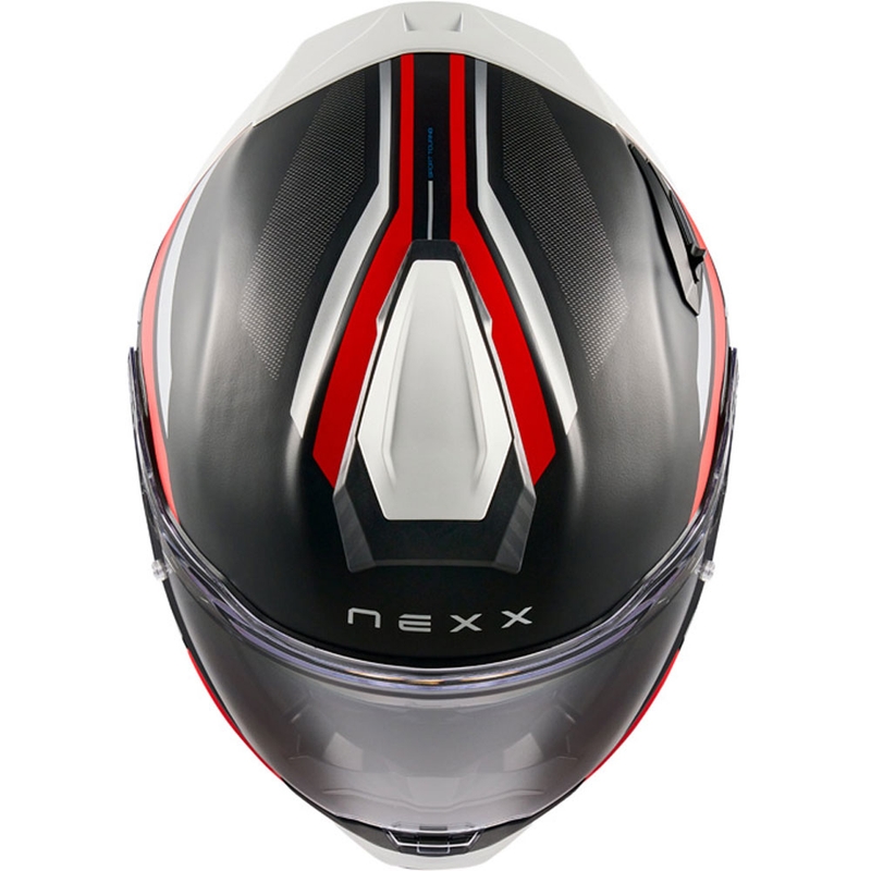 Nexx X.TR Quanta integraal motorhelm mat zwart-rood