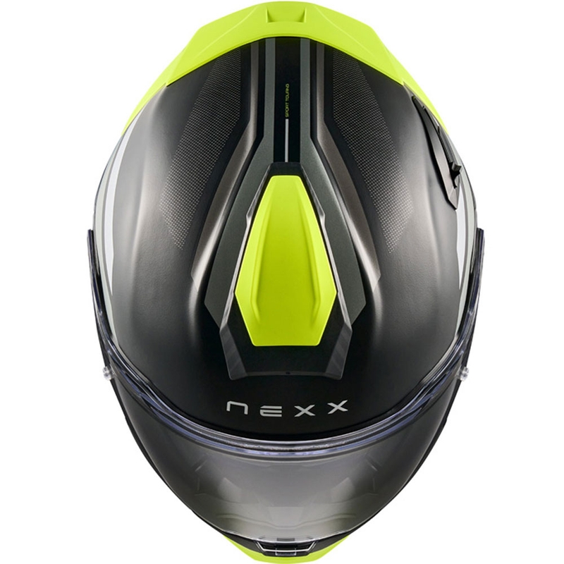 Nexx X.TR Quanta integraal motorhelm mat zwart-fluo geel