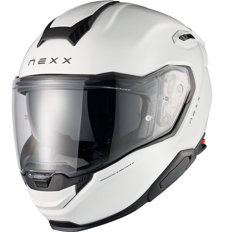 Nexx X.TR Plain Full Face Motorhelm Wit