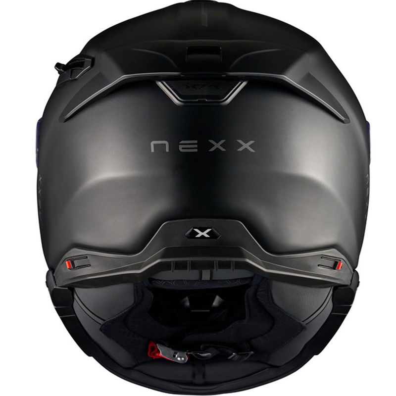 Nexx X.TR Plain Full Face Motorhelm Mat Zwart