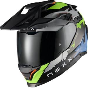 Enduro motorhelm NEXX Y.TRAVL Primal zwart-fluogeel