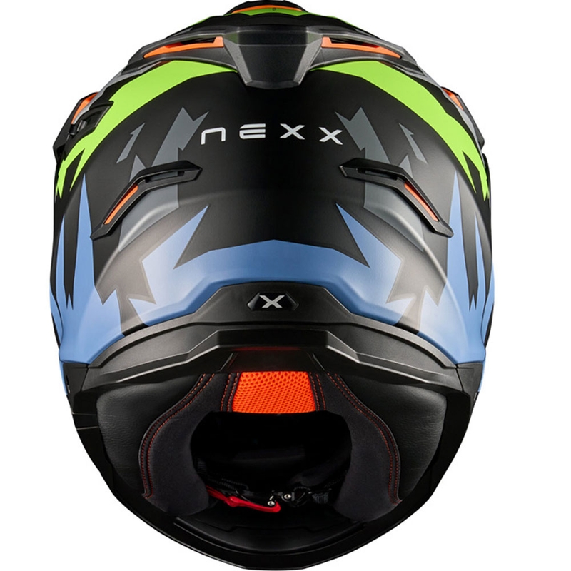 Enduro motorhelm NEXX Y.TRAVL Primal zwart-fluogeel