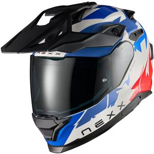 Enduro motorhelm NEXX Y.TRAVL Primal blauw-rood
