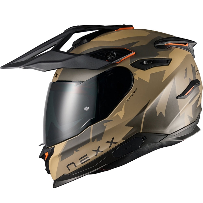 Enduro motorhelm NEXX Y.TRAVL Primal mat zandgrijs