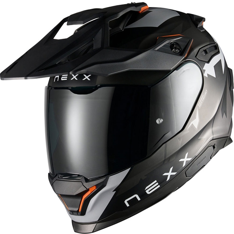 Enduro motorhelm NEXX Y.TRAVL Primal mat zwart-grijs