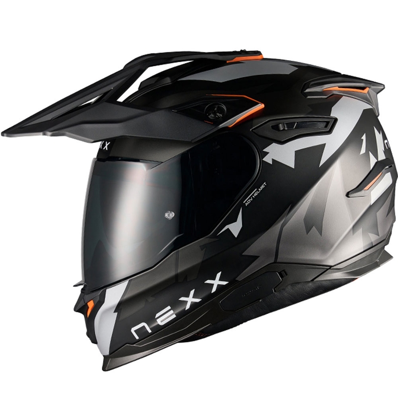 Enduro motorhelm NEXX Y.TRAVL Primal mat zwart-grijs