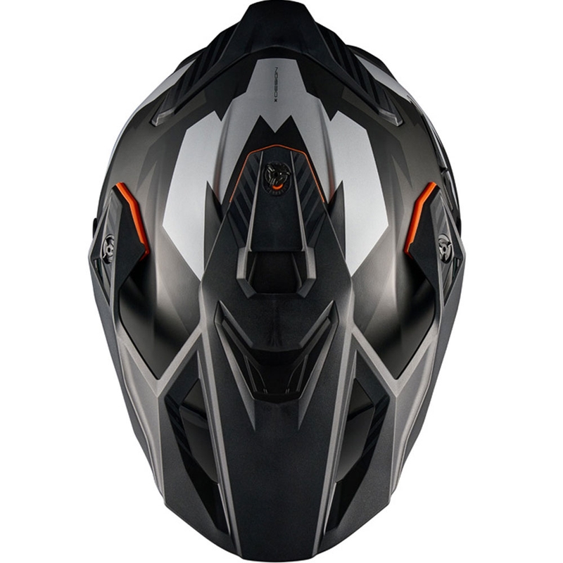 Enduro motorhelm NEXX Y.TRAVL Primal mat zwart-grijs