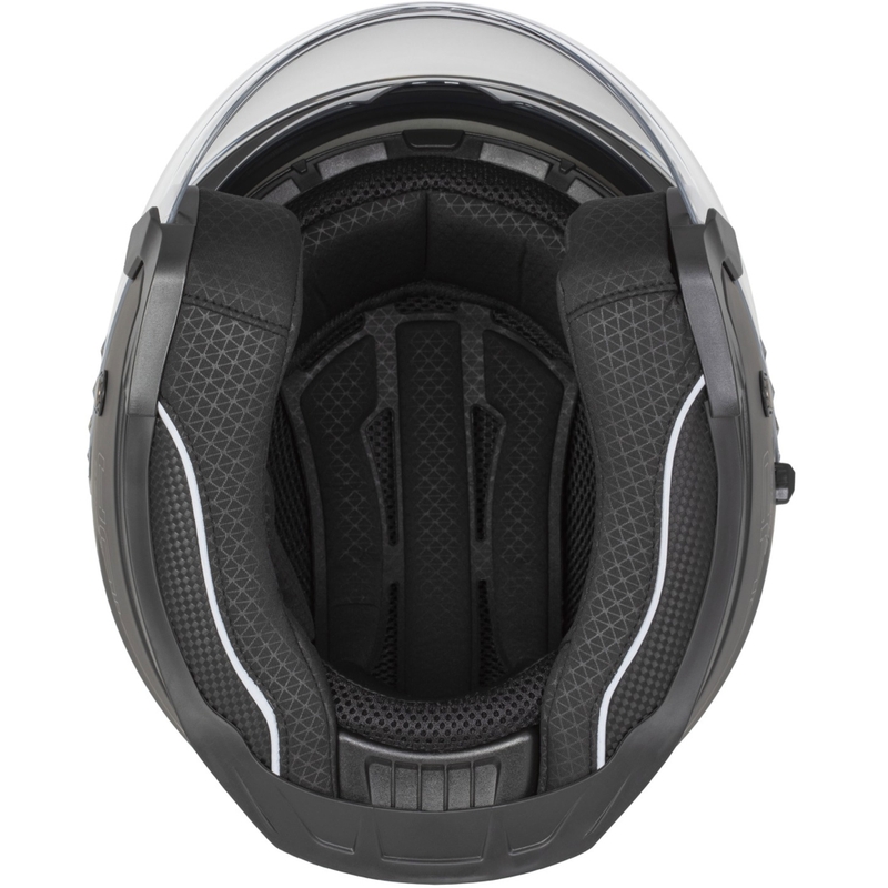 Cassida Jet Tech 2.0 RoTo Open Face Motorhelm Mat Zwart-Grijs-Wit