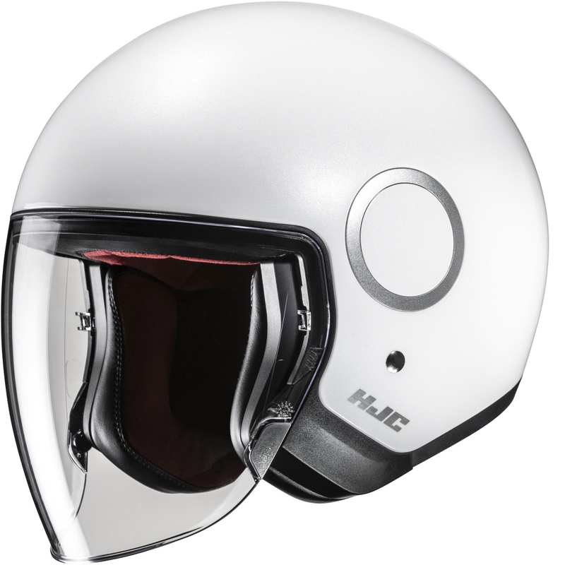 Open motorhelm HJC RPHA 40 Solid parelwit