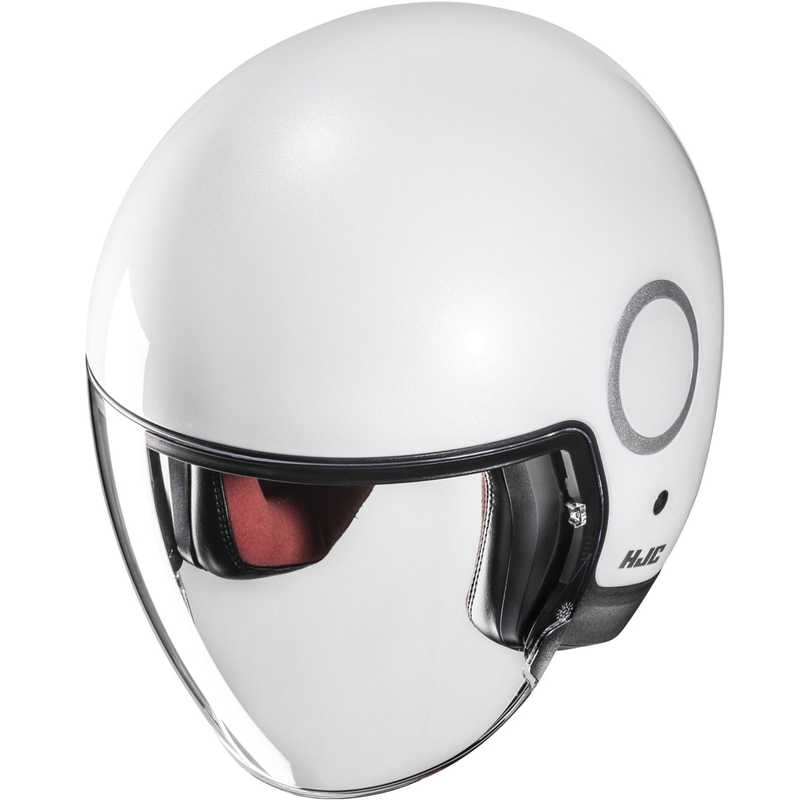 Open motorhelm HJC RPHA 40 Solid parelwit