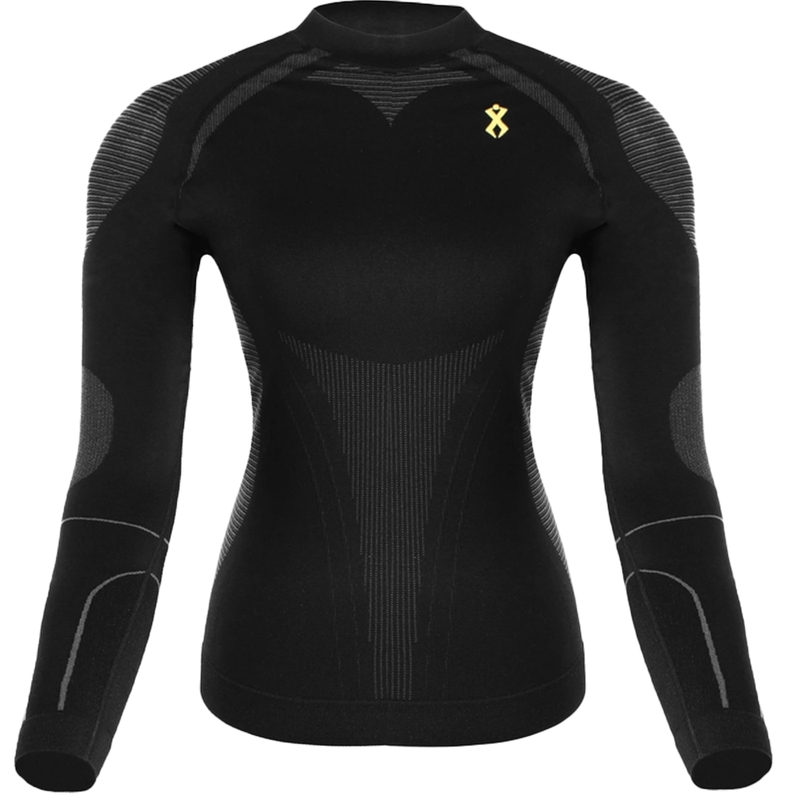 Functioneel dames T-shirt Rilax Mia zwart - lange mouwen