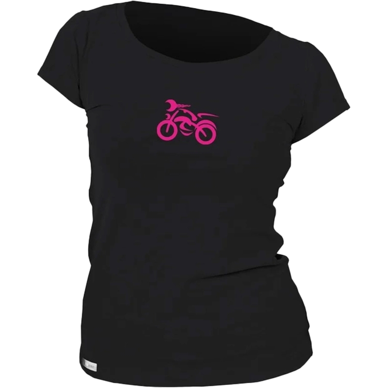 Dames-T-shirt nanosilver® MOTOLADY zwart