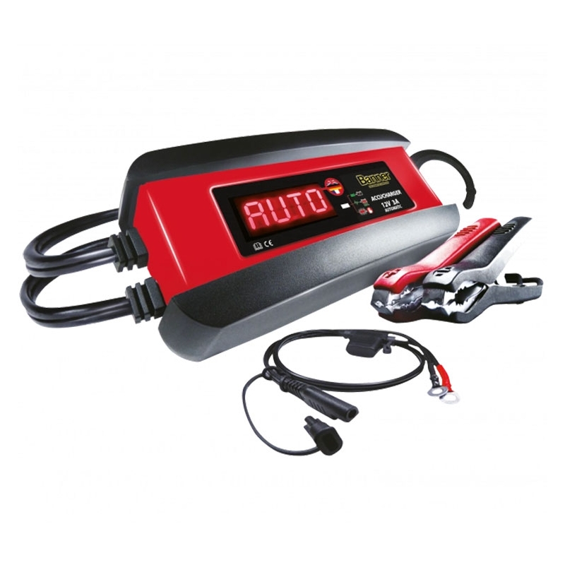 Banner Accucharger 3A acculader voor 12V accu's