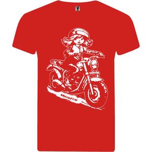 MotoZem Meisjes T-shirt - Biker Rood