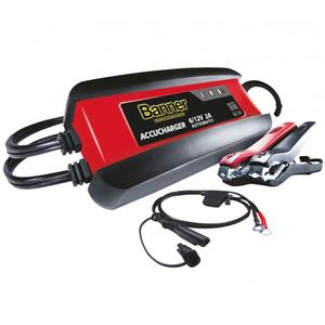 Banner Accucharger 2A batterijlader voor 6/12V batterijen