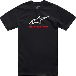 T-shirt Alpinestars Always 2.0 CSF zwart-wit-rood