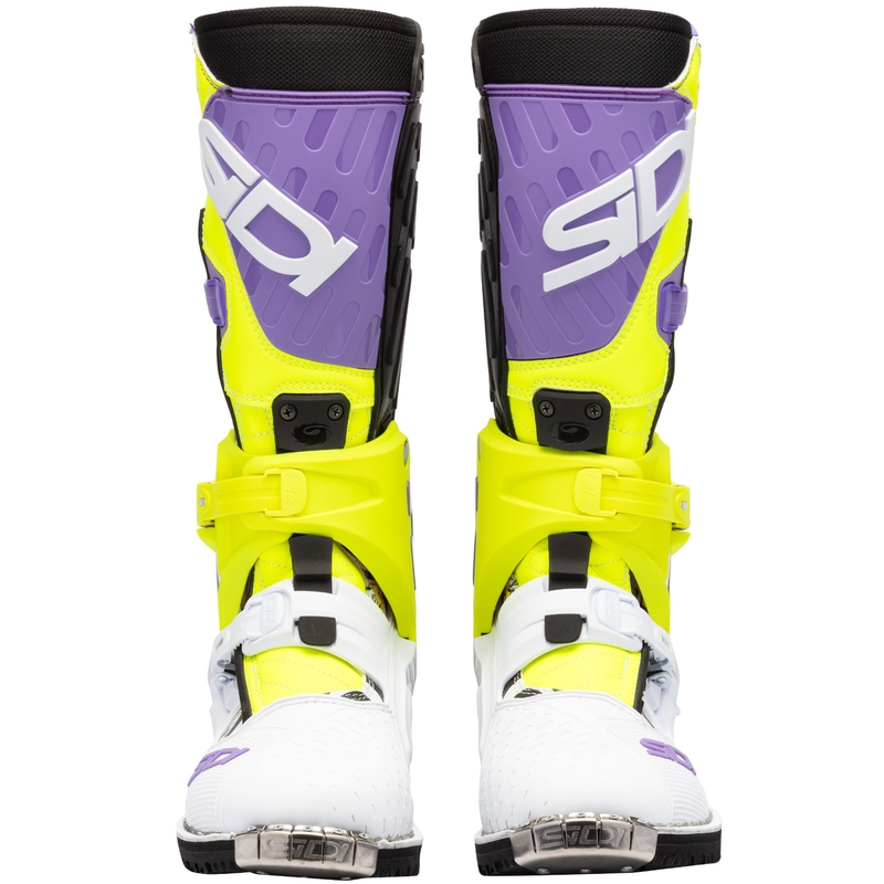 Motorlaarzen SiDi Crossair HD End BB002 paars-geel-wit