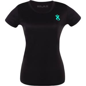 Functioneel dames-T-shirt Rilax Hrama zwart