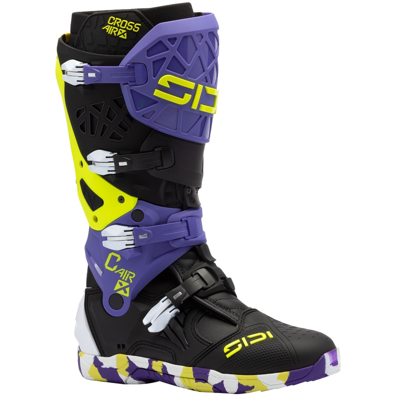 SiDi Crossair X motorlaarzen zwart-paars