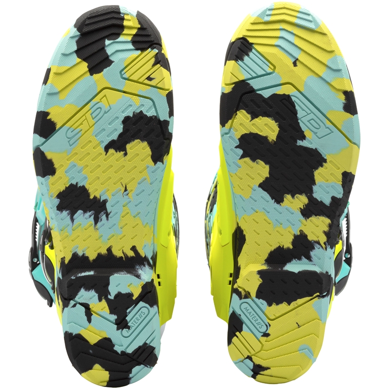 SiDi Crossair X motorlaarzen mint-fluo geel