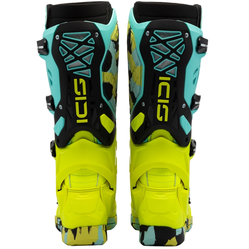 SiDi Crossair X motorlaarzen mint-fluo geel