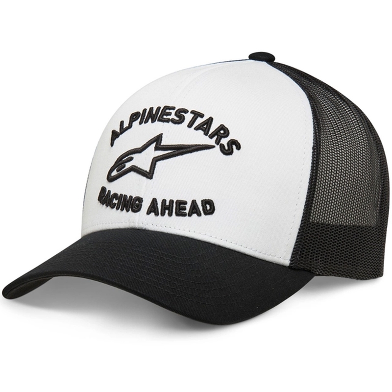 Alpinestars Tripleer muts wit-zwart-wit