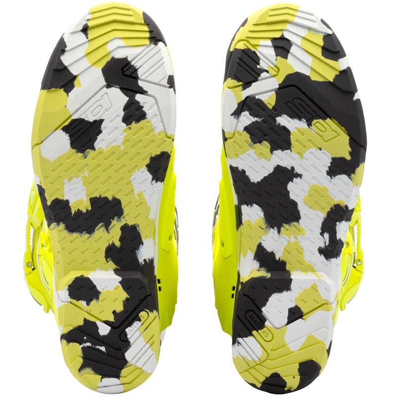 Motorlaarzen SiDi Crossair X RACR001 zwart-fluogeel