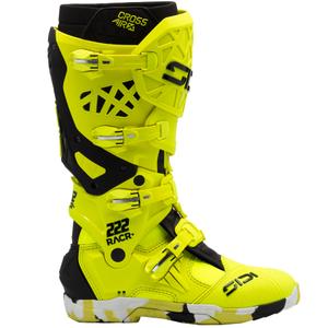 Motorlaarzen SiDi Crossair X RACR001 zwart-fluogeel