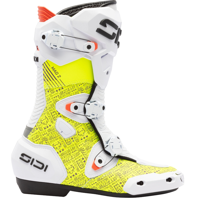 Motorlaarzen SiDi MAG 2 Air BTA001 wit-geel