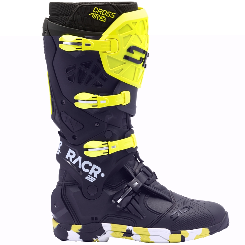Motorlaarzen SiDi Crossair X RACR002 fluo geel-zwart