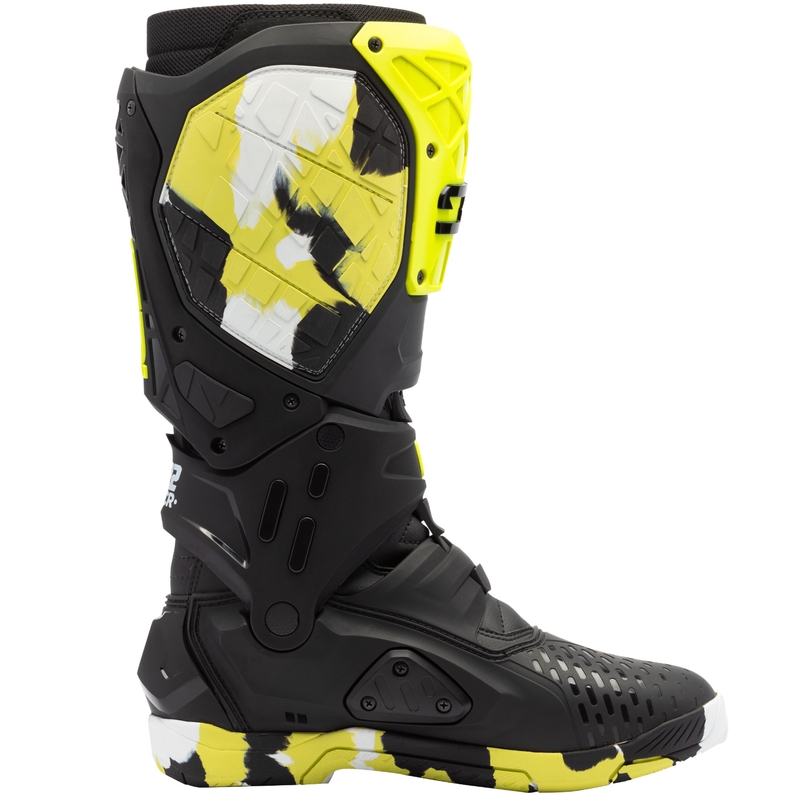 Motorlaarzen SiDi Crossair X RACR002 fluo geel-zwart
