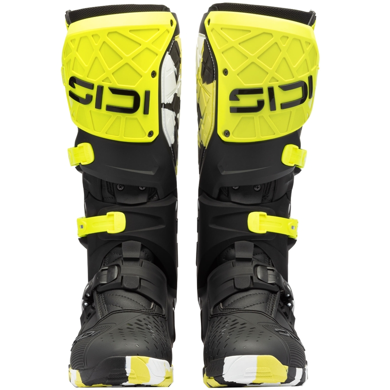 Motorlaarzen SiDi Crossair X RACR002 fluo geel-zwart