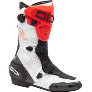 SiDi MAG 2 Air motorlaarzen wit-zwart-rood