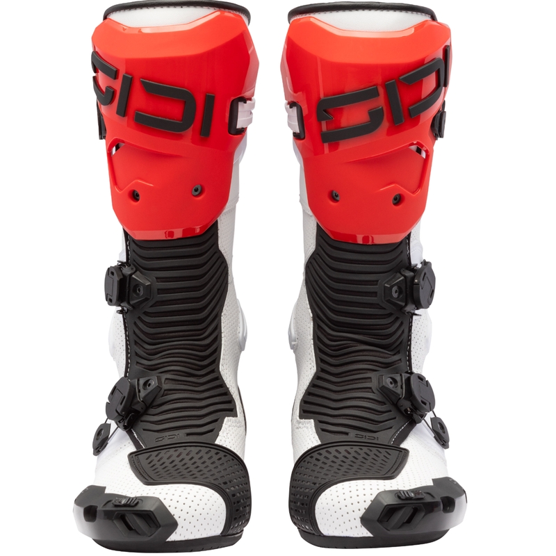 SiDi MAG 2 Air motorlaarzen wit-zwart-rood