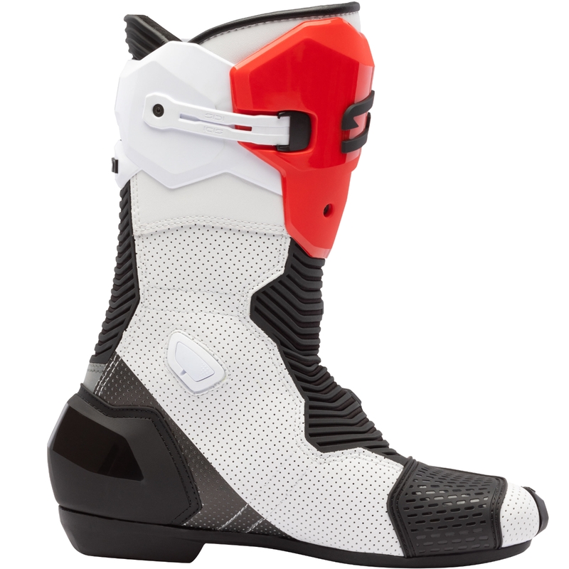 SiDi MAG 2 Air motorlaarzen wit-zwart-rood