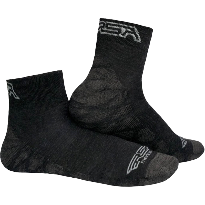 RSA Allride Merino lage sokken donkergrijs