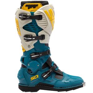 SiDi Crossfire 3 motorlaarzen beige-blauw