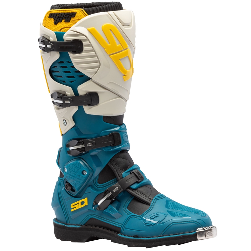 SiDi Crossfire 3 motorlaarzen beige-blauw