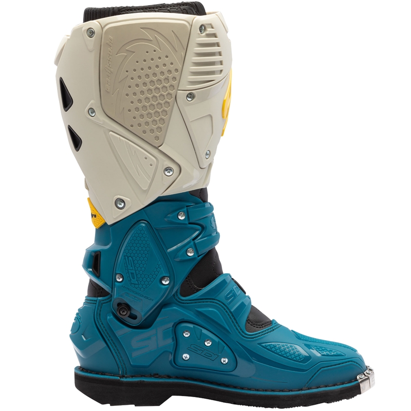 SiDi Crossfire 3 motorlaarzen beige-blauw