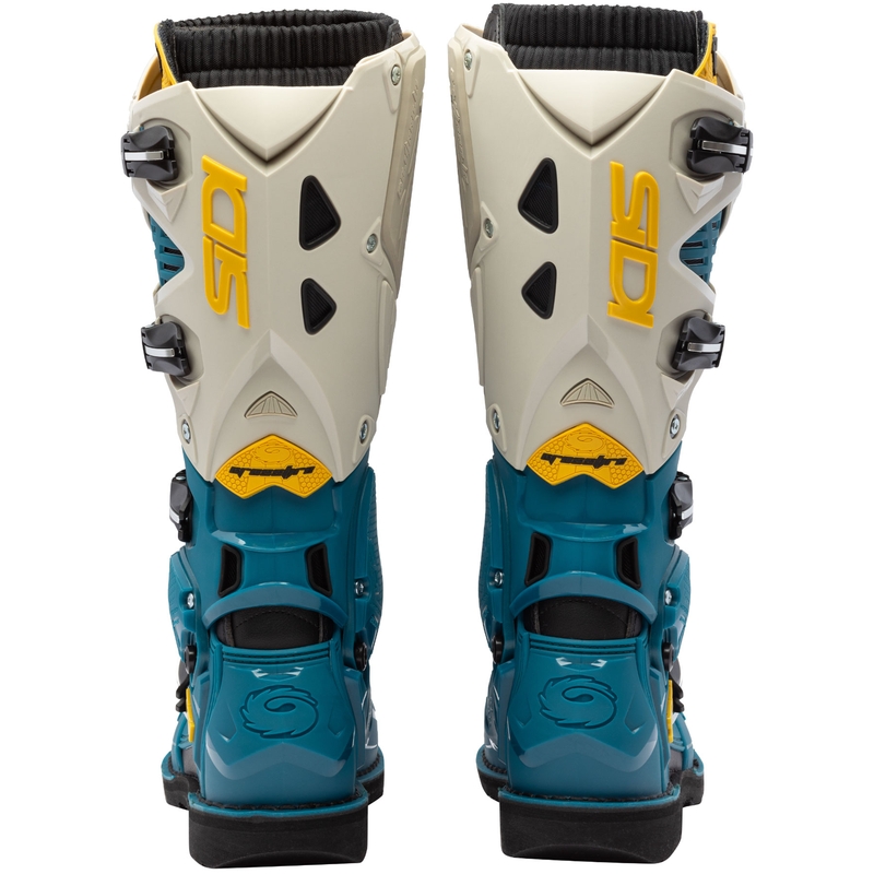SiDi Crossfire 3 motorlaarzen beige-blauw