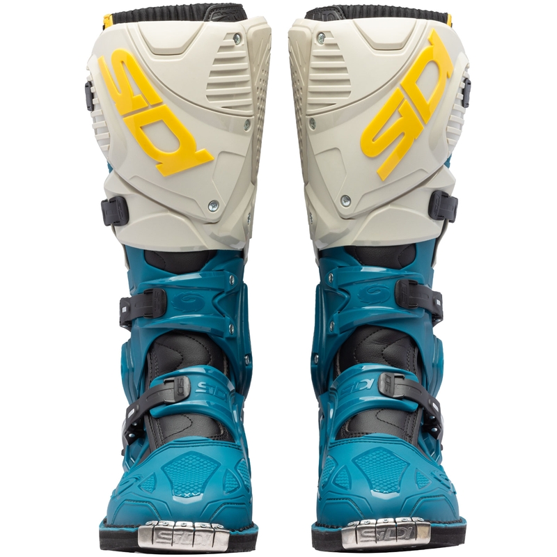 SiDi Crossfire 3 motorlaarzen beige-blauw