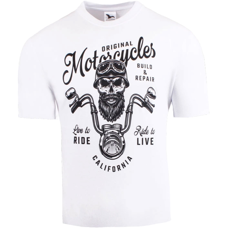 T-shirt RSA Original Motorcycles wit