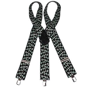 Bretels met motief Schaakbord