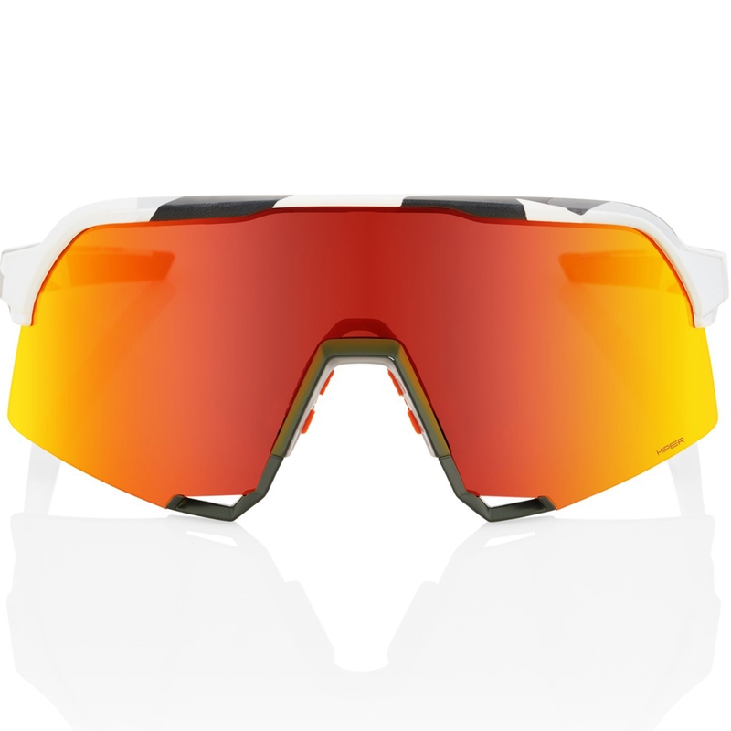 100% S3 HIPER zonnebril met rode lens
