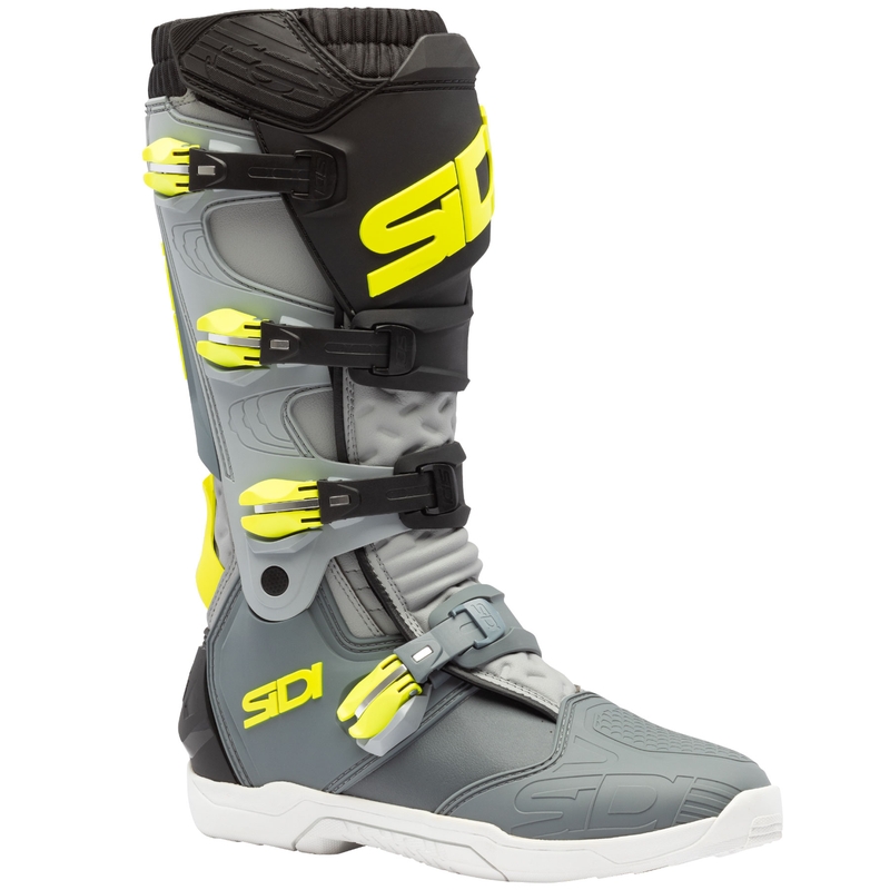 SiDi X Power SC motorlaarzen grijs-fluo geel