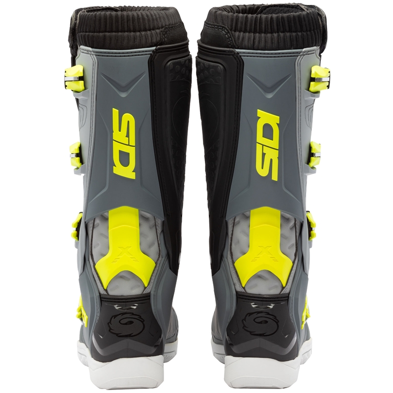 SiDi X Power SC motorlaarzen grijs-fluo geel