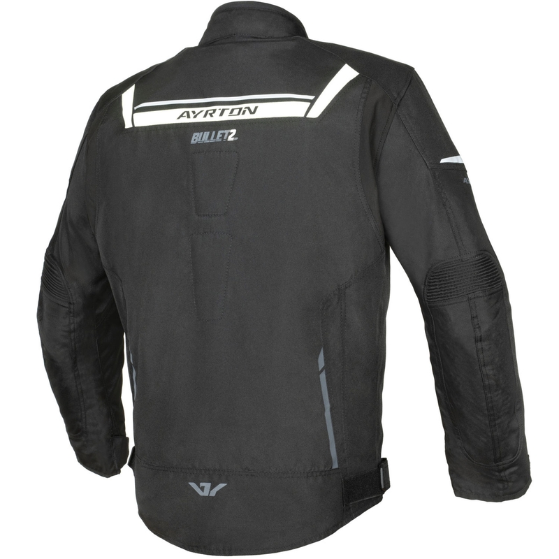 Ayrton Bullet II motorjack zwart-wit-grijs