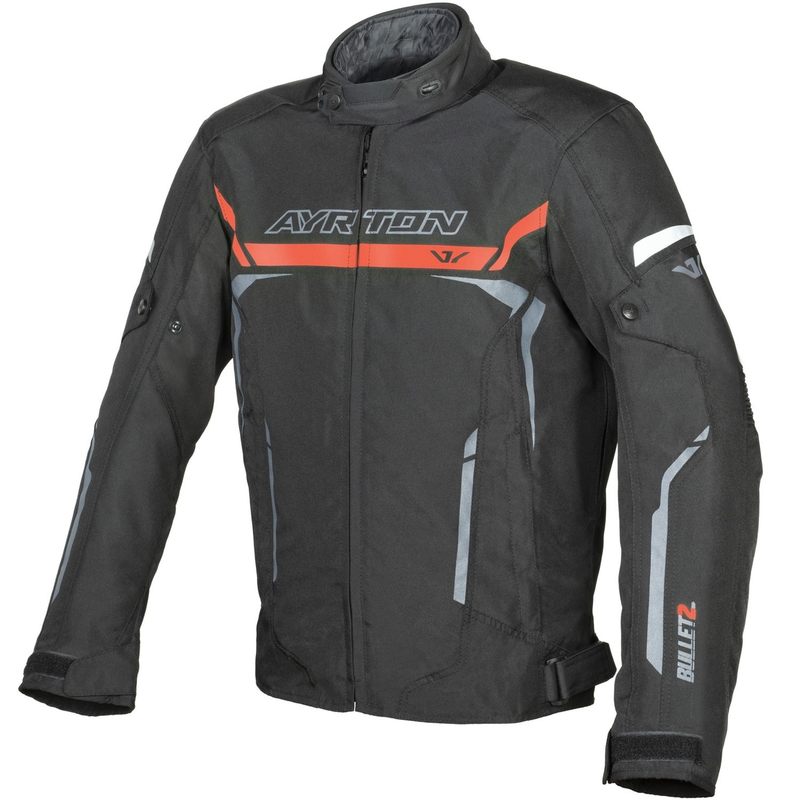 Ayrton Bullet II motorjack zwart-rood-grijs