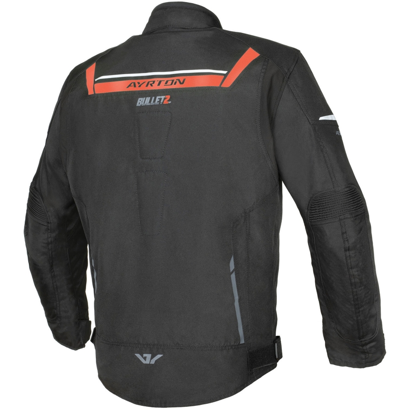 Ayrton Bullet II motorjack zwart-rood-grijs